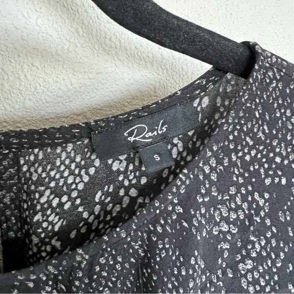 NWOT Rails Inez Dress Slate Python Print Casual Women’s Small - Picture 9 of 15